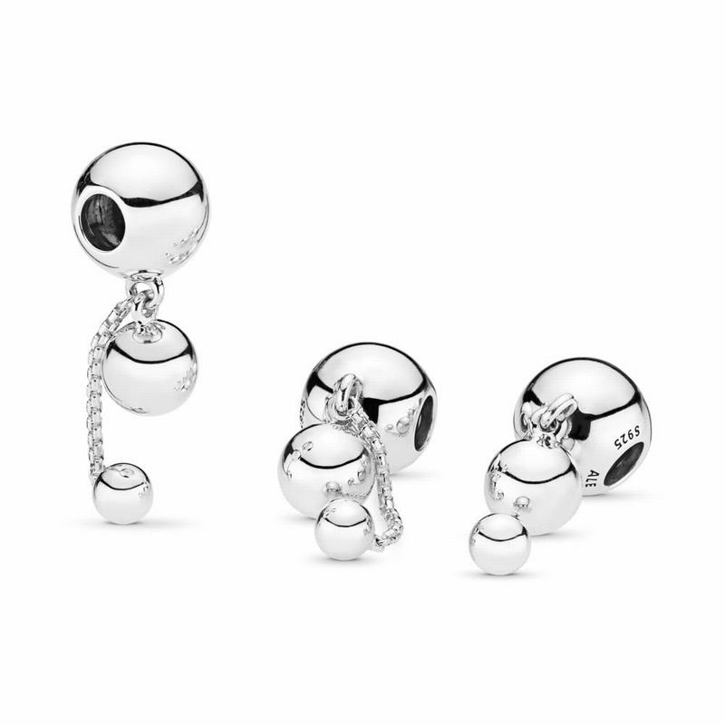 Pandora String Of Beads Dangle Charm Ireland - Sterling Silver - 067485ZCF